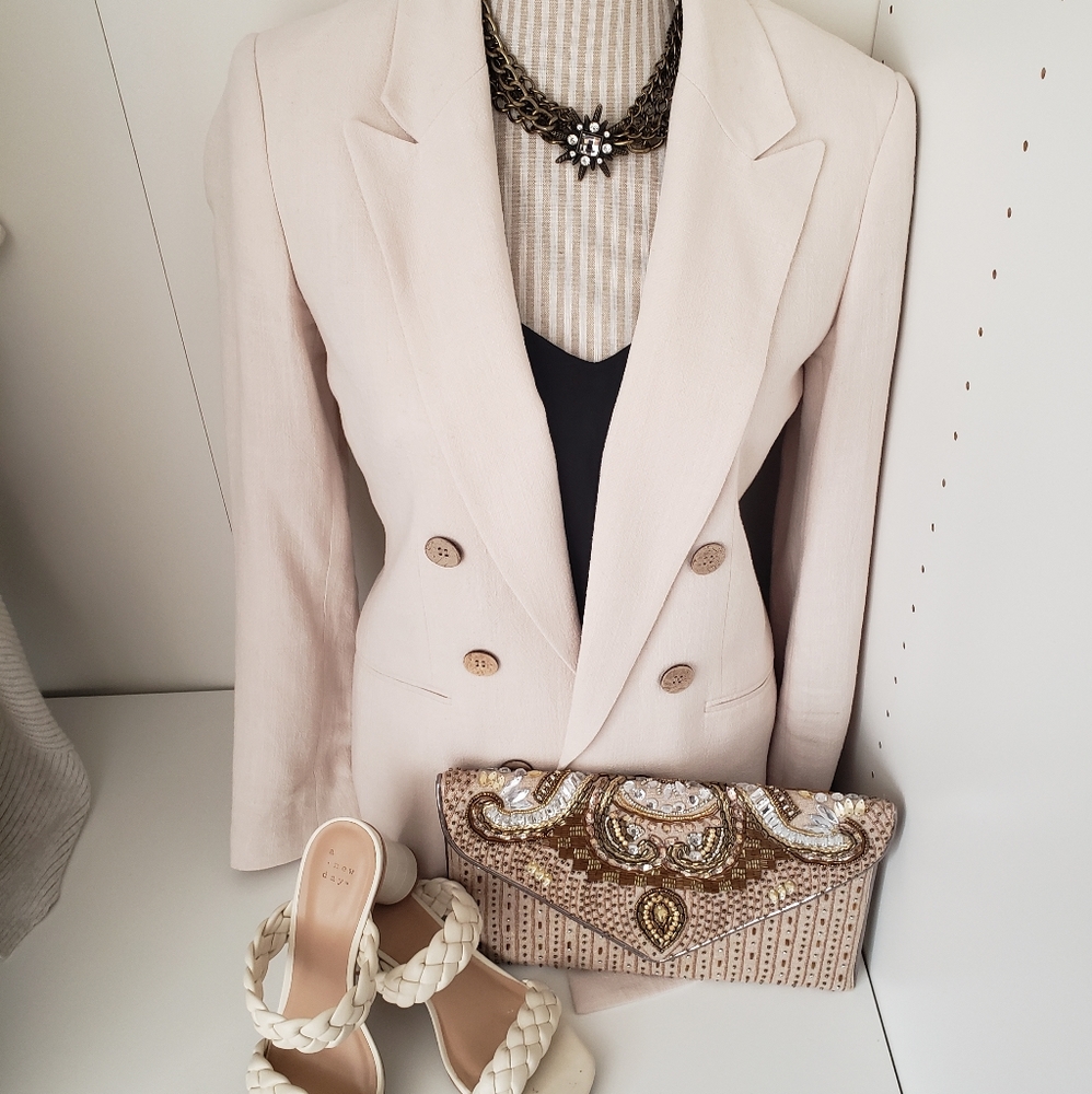 Vintage north star statement necklace